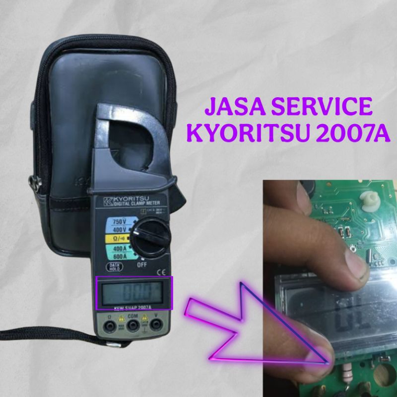 Jasa service tang clamp meter ampere kyoritsu 2007A