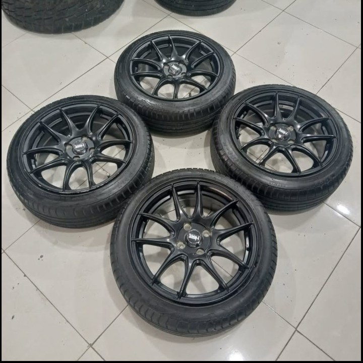Velg Mobil Bekas HSR KAMIKAZE Ring 16 + Ban Accelera PNP Jazz Yaris Vios