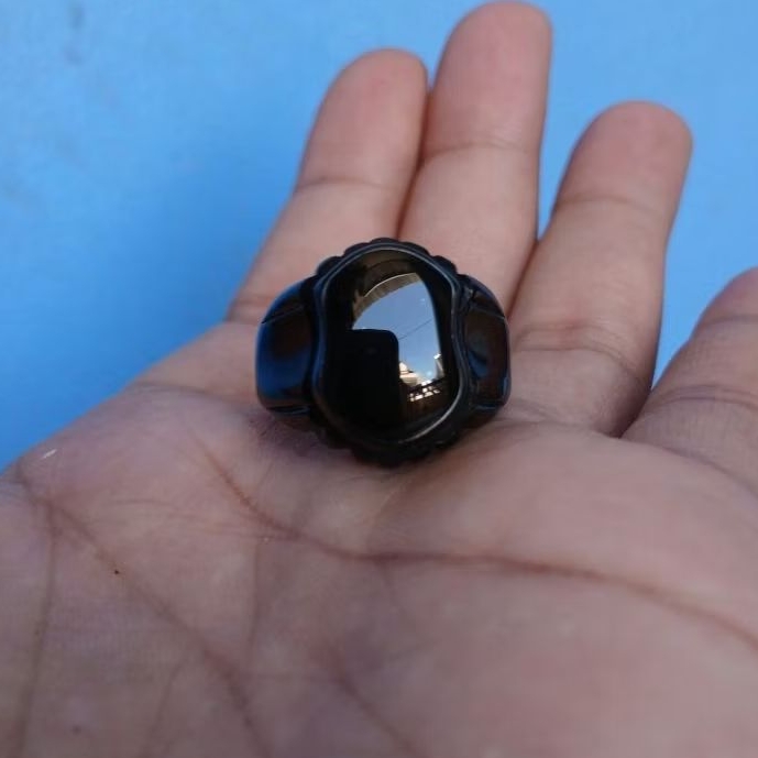 Cincin batu akik Yaman Wulung baturaja terompah natural