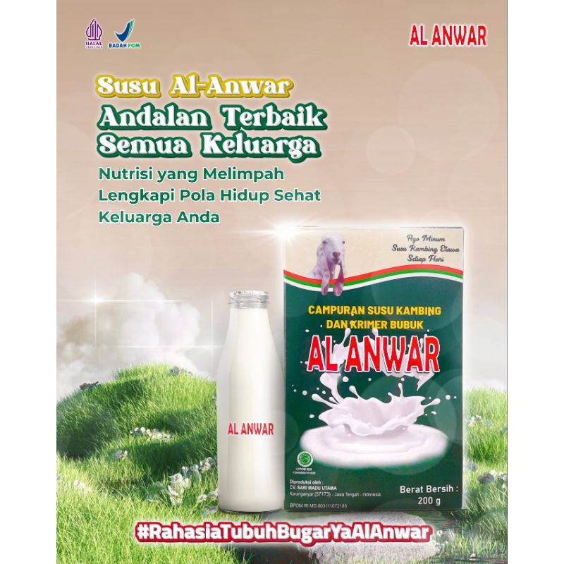 

PRODUSEN SUSU KAMBING ETAWA AL ANWAR TANPA BAHAN KIMIA