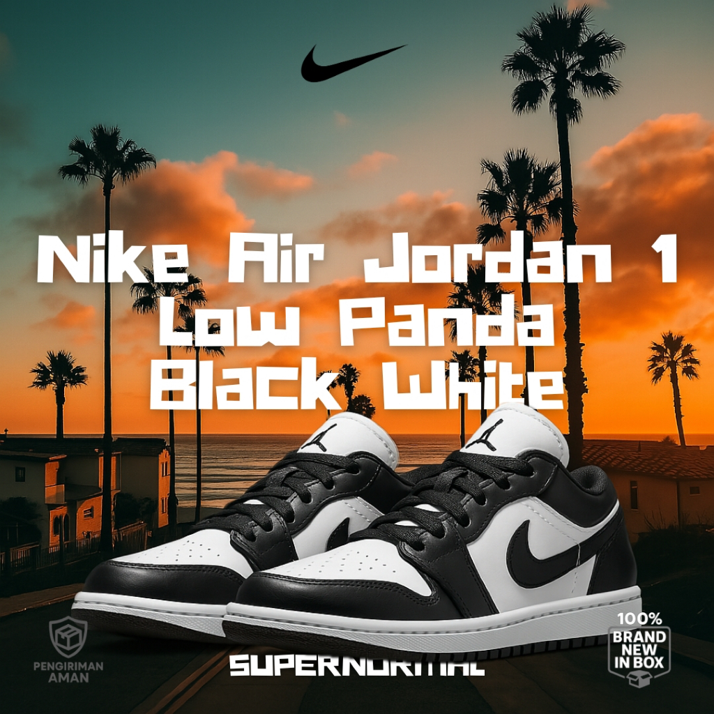 Nike Air Jordan 1 Low Panda Black White BNIB Global Market