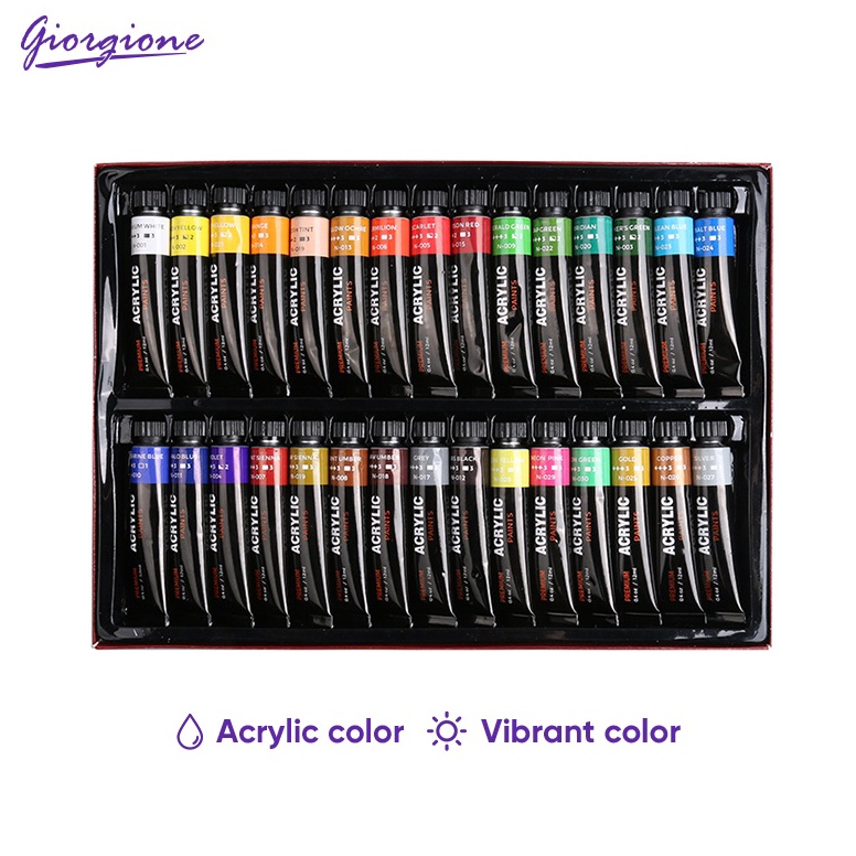 

Giorgione Acrylic Paint Cat Akrilik 12243 Warna 12mlbotol KODE F6T7