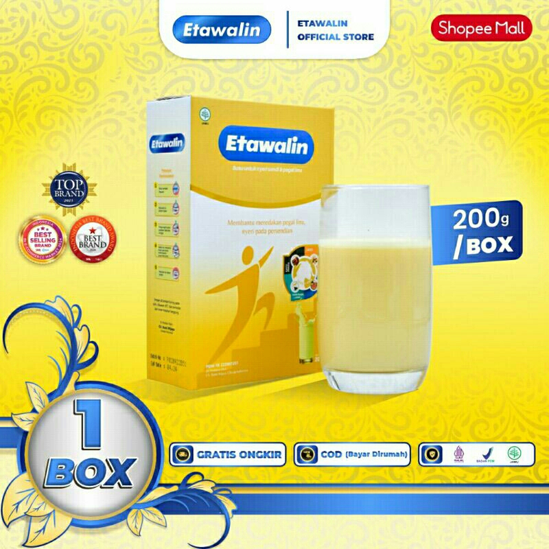 

Etawalin Susu Etawa Original Atasi Sendi dan Tulang Paket 1 Box