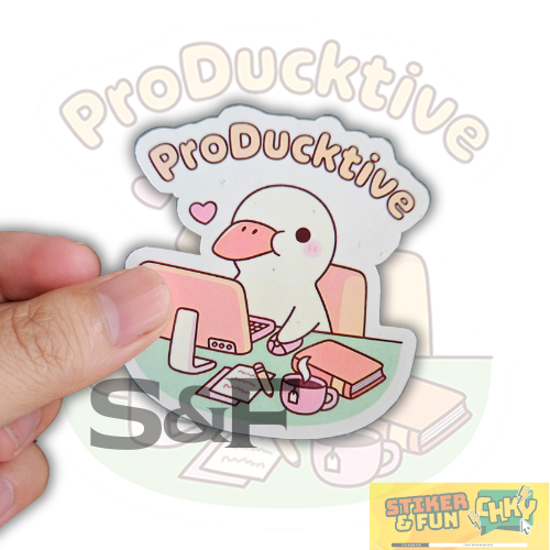

Stiker Sticker Vinyl Laminasi PRODUCKTIVE