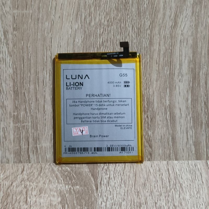 Baterai Batre Luna G55 / G55 Elevate LUNA Original Battery Hp