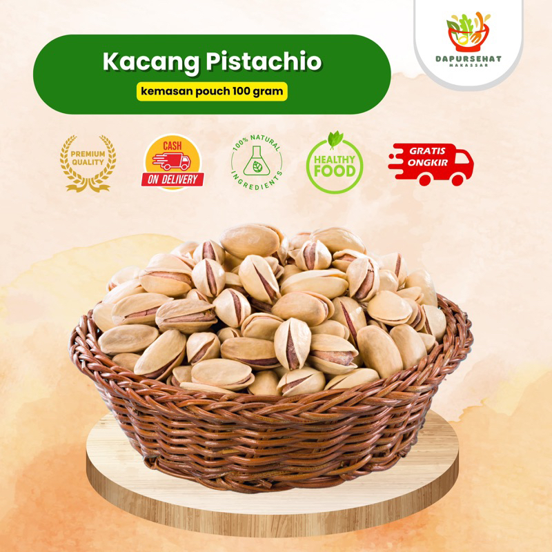 

Kacang Fustuk Pistachio Salted 250gr Kacang khas Arab Kulit Putih Pistacio Panggang Kacang Fustuk Pistachio Khas Arab Saudi Almond Mede Untuk Oleh oleh Haji Umroh Kualitas Premium