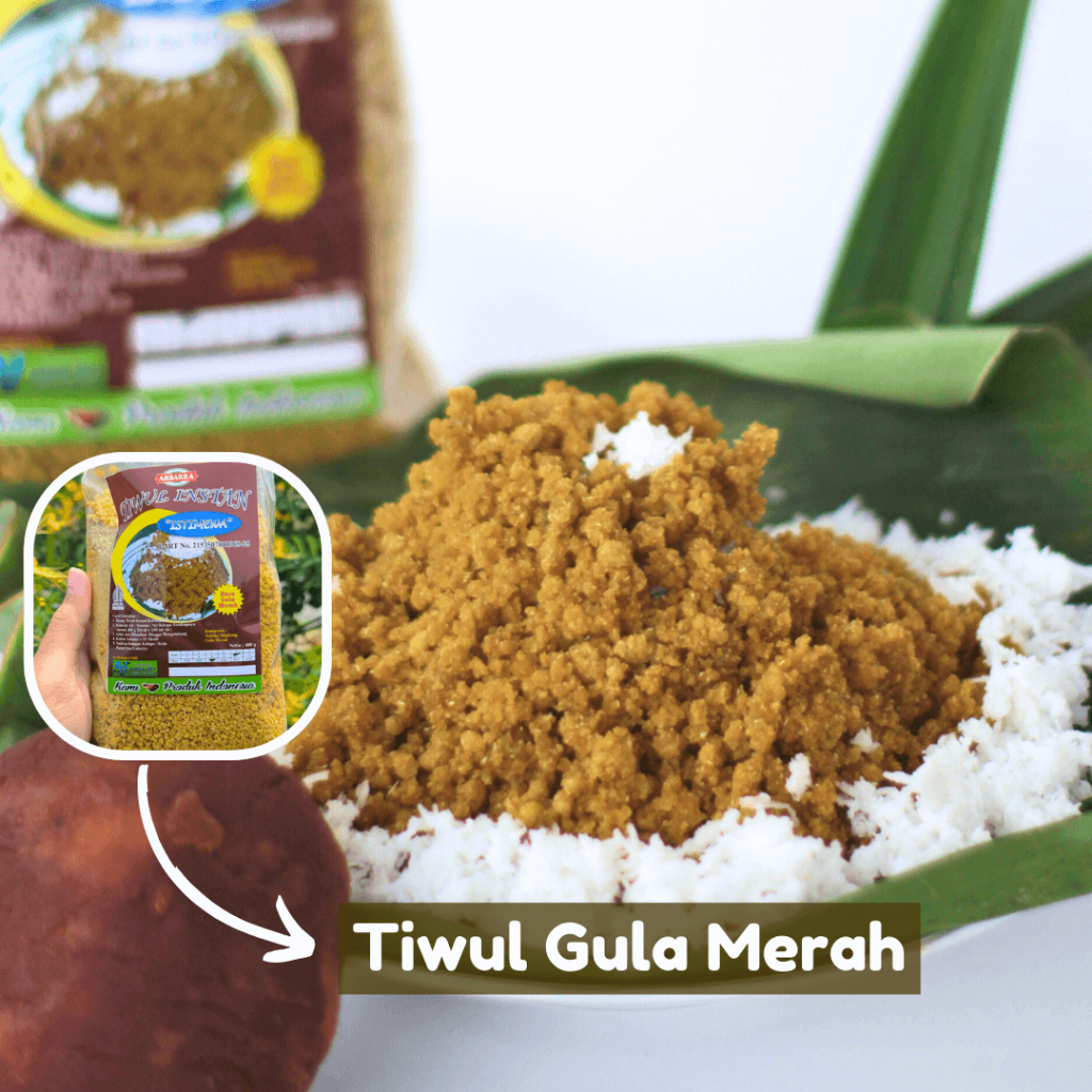 

Tiwul Gula Merah Instan, Sego Thiwul khas Malang, Berizin P-IRT