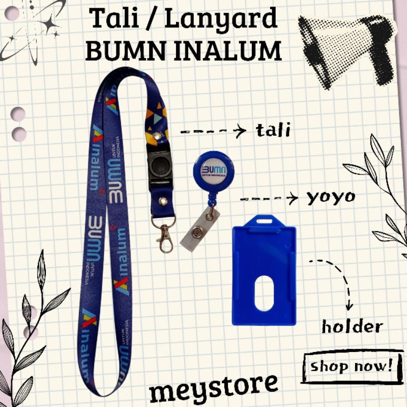 

READY Tali ID CARD / Lanyard BUMN INALUM [STOCK MELIMPAH] Termurahhh Harga Grosir!