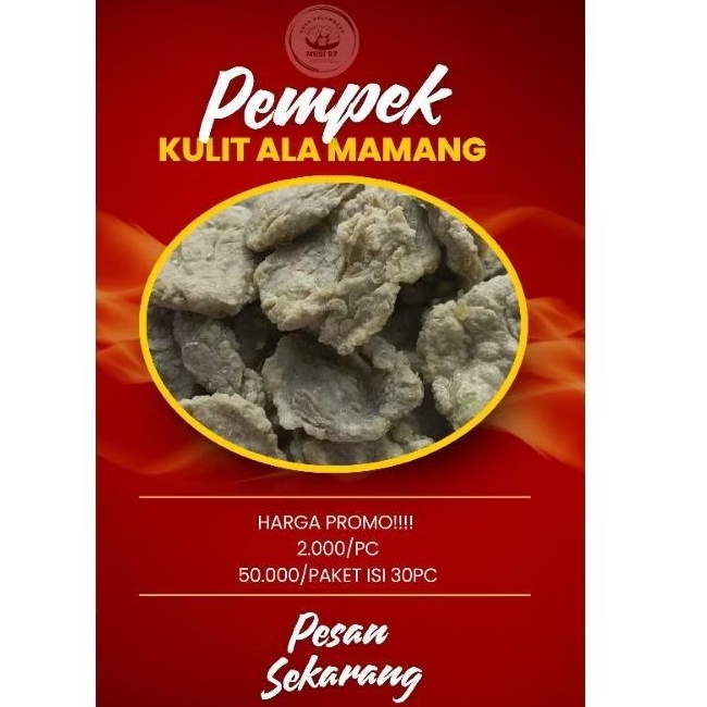 

PEMPEK KULIT HITAM ASLI PALEMBANG
