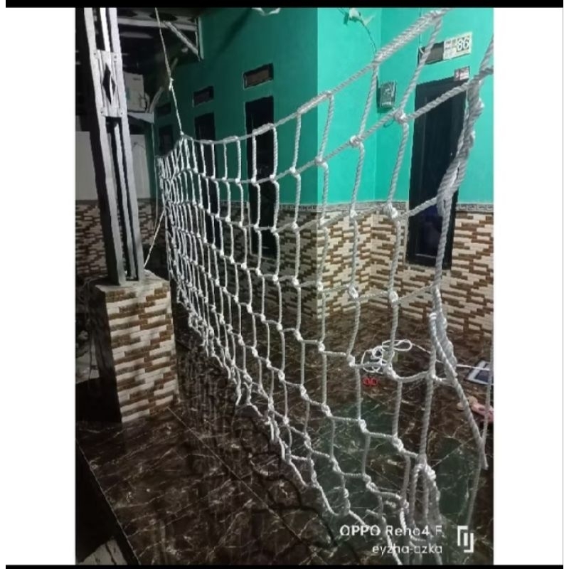 Jaring pengaman,jaring outbound 12mm