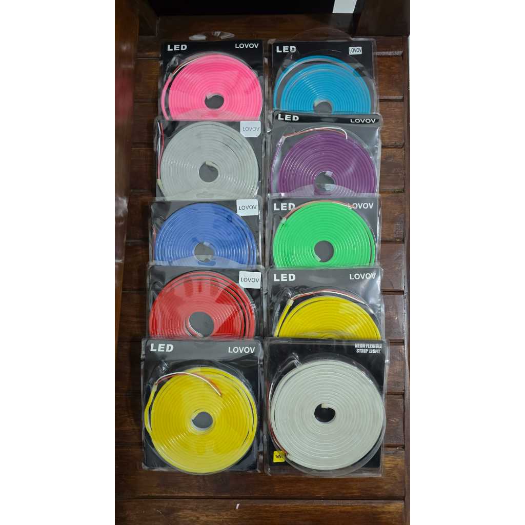 NEON FLEX 12V 5M LOVOV
