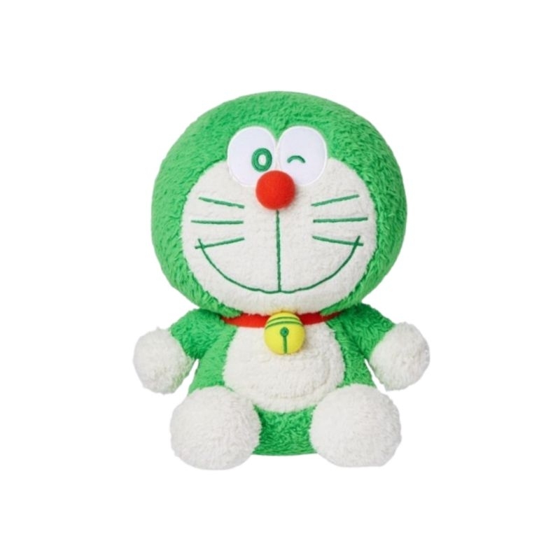 UNIQLO x DORAEMON Boneka Doraemon Sustainability Green Bahan Rafsur