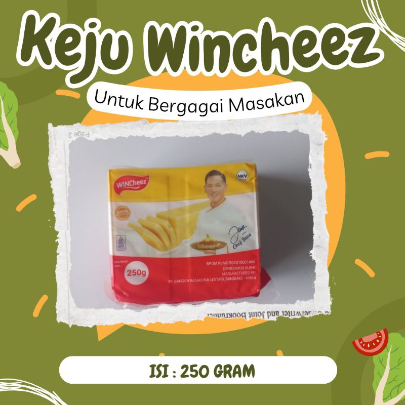 

Keju WINCheez 250 gram chef juna, keju murah