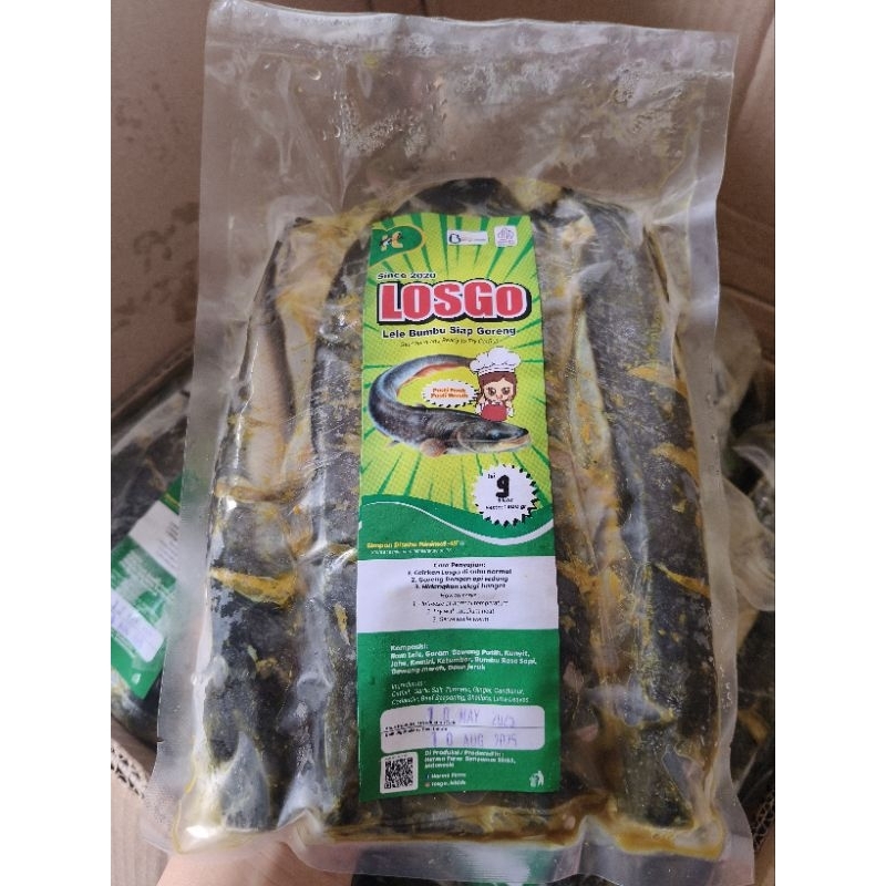 

Lele organik Bumbu Kuning, Lele Marinasi Bumbu Kuning berat 800gr