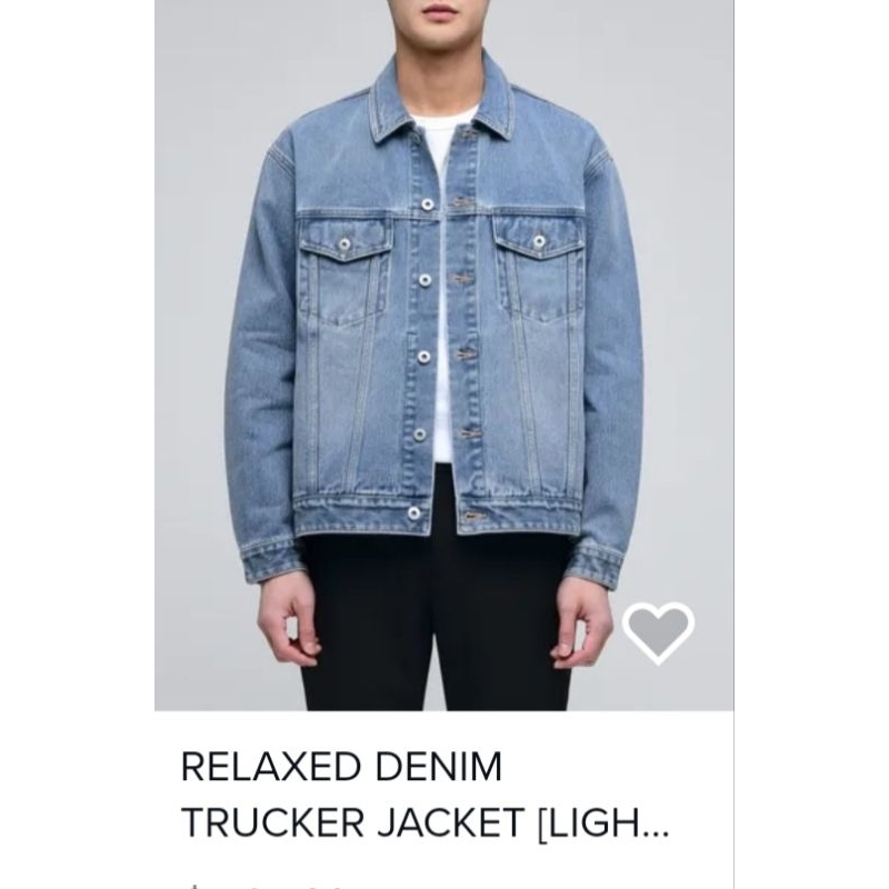 RELAXED DENIM TRUCKER JACKET musinsa standard