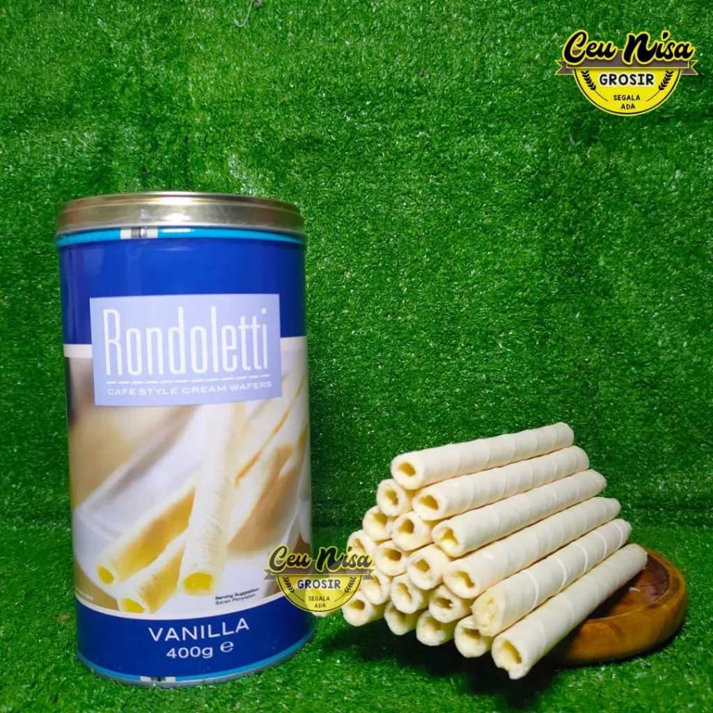 

Rondoletti wafer roll premium rasa vanila 400gr