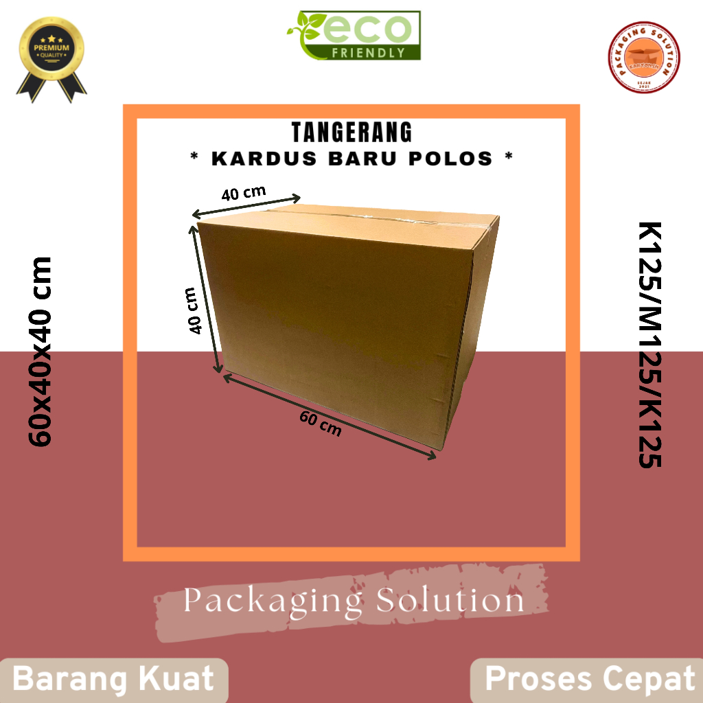 

Kardus packing box baru ukuran 60x40x40cm