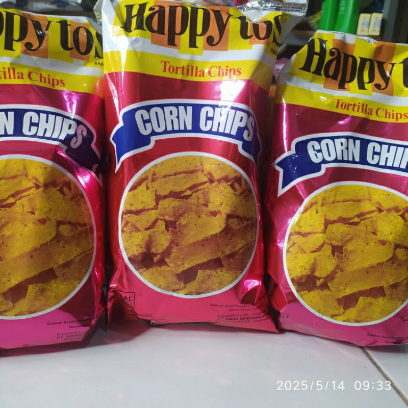 

Happytos tortilla chips paket isi 3