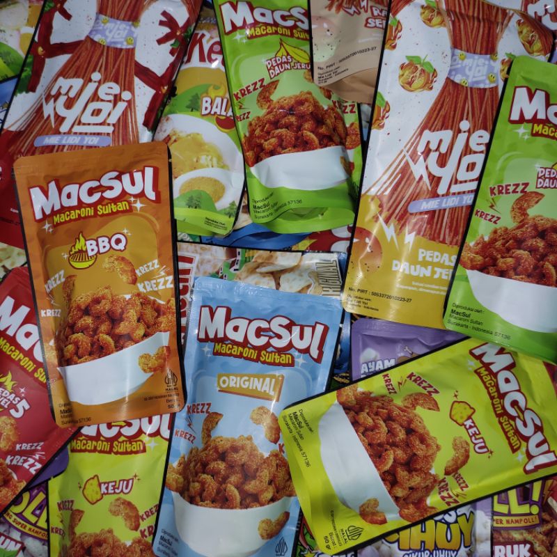 

CEKELIN CEMILAN KERUPUK SEBLAK 50GR