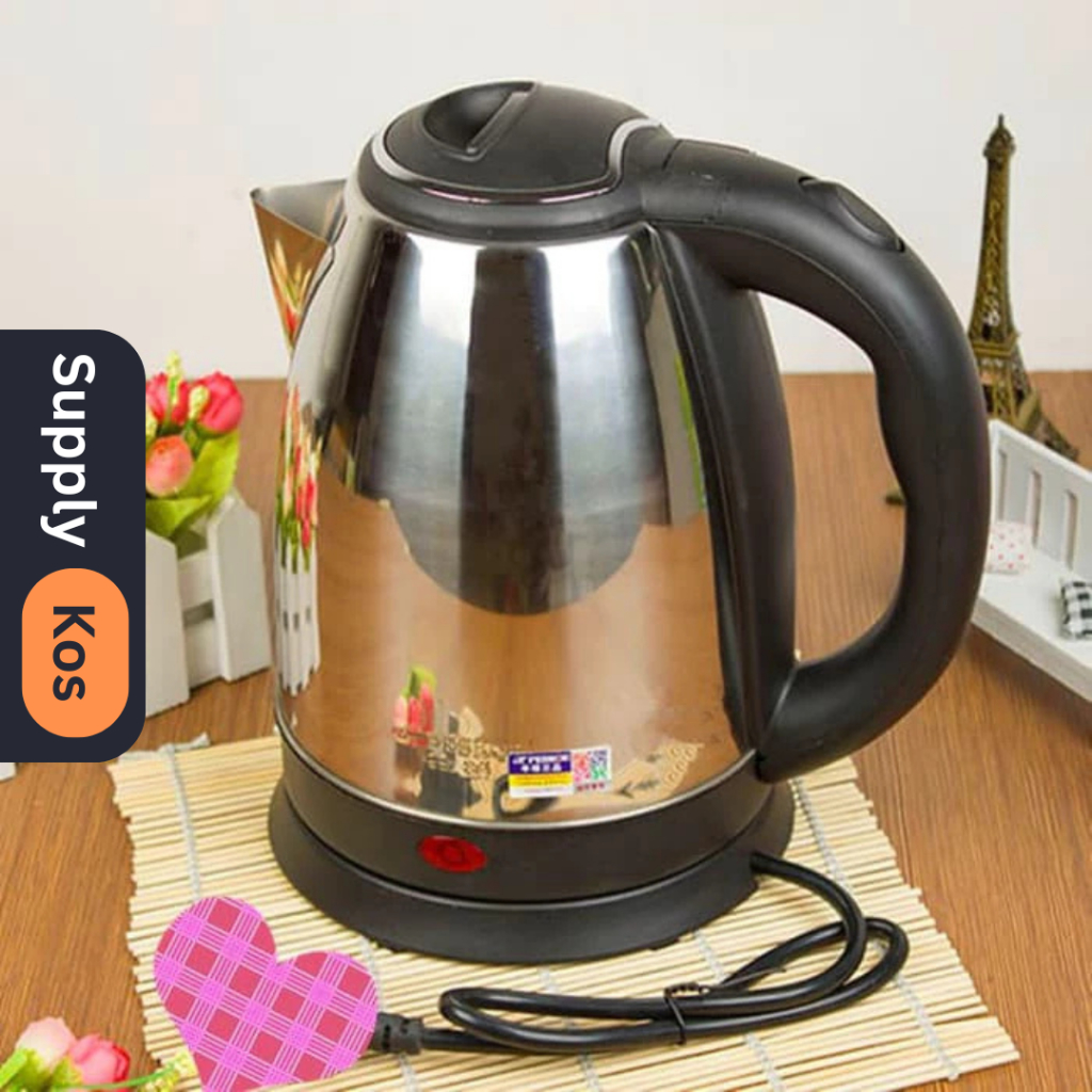 TEKO LISTRIK 2L / TEKO PEMANAS AIR ELEKTRIK STAINLESS / Pemanas air / Kettle Pemanas air / TEKO LIST