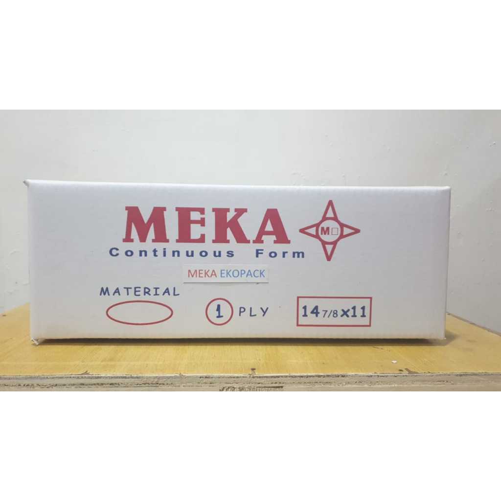 

KERTAS KOMPUTER / CONTINUOUS PAPER 147/8 X 11 1PLY HVS MEKA EKOPACK