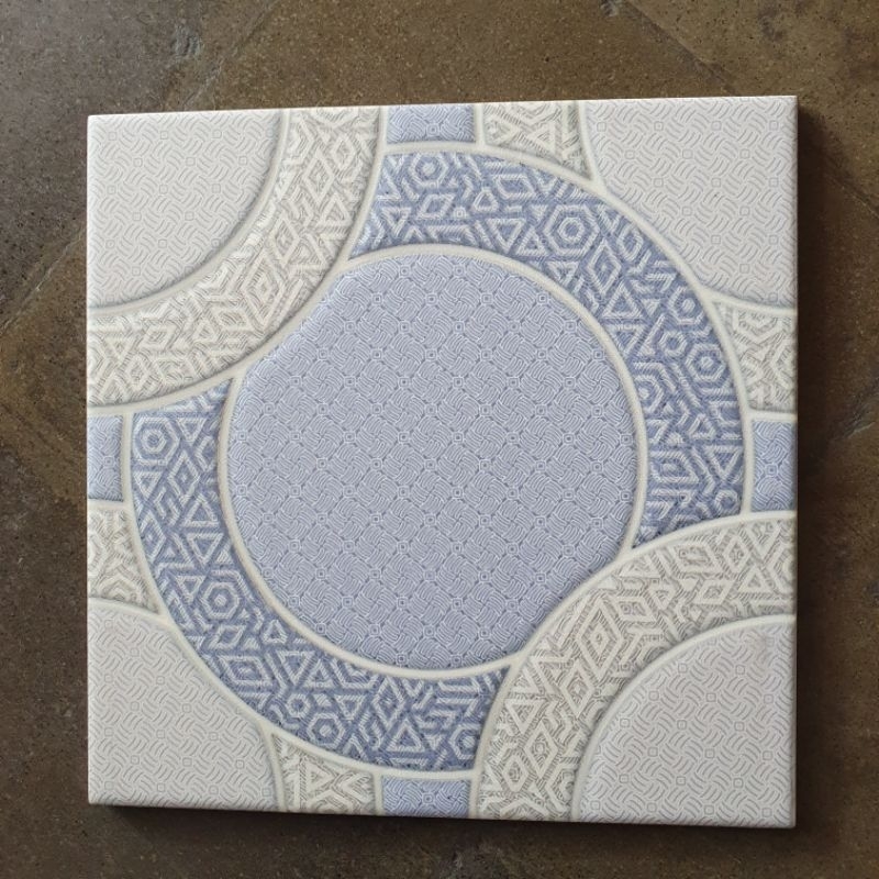 keramik lantai kamar mandi teras ruang cuci rumah kasar SIGNATURE SPECTRUM 20x20 CHARADE BLUE