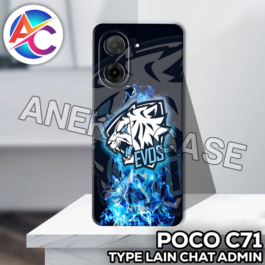 AC37/Case Poco C71/Motif GAMING/softcase Poco C71/casing Poco C71/silikon Poco C71