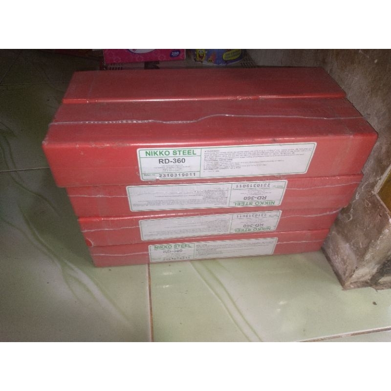 KAWAT LAS NIKKO STEEL BESI RD 360 UKURAN 3.2MM 5KG