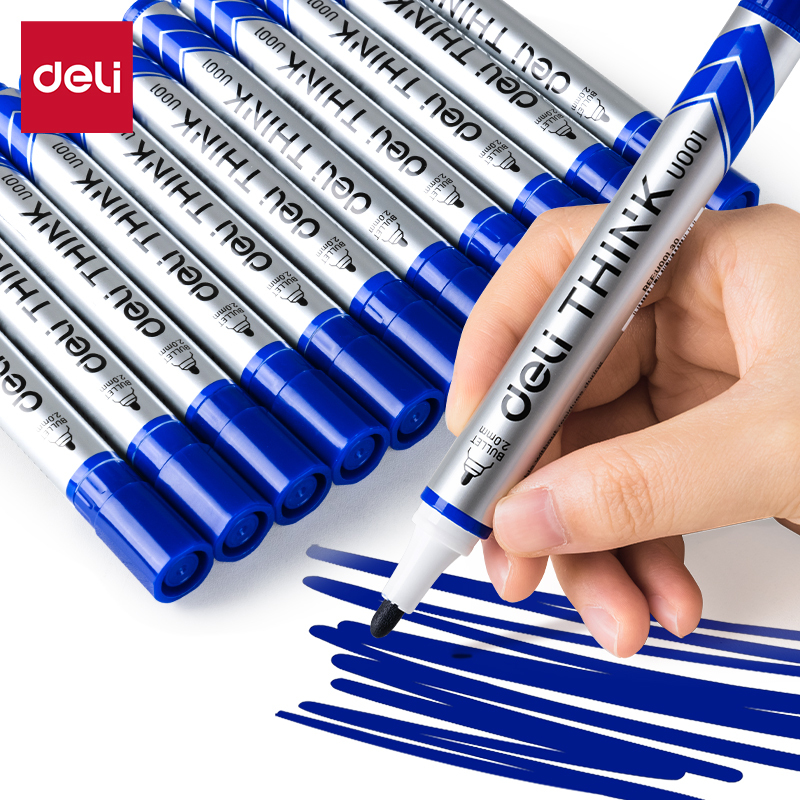 

Deli Whiteboard Marker U001 Spidol Papan Tulis