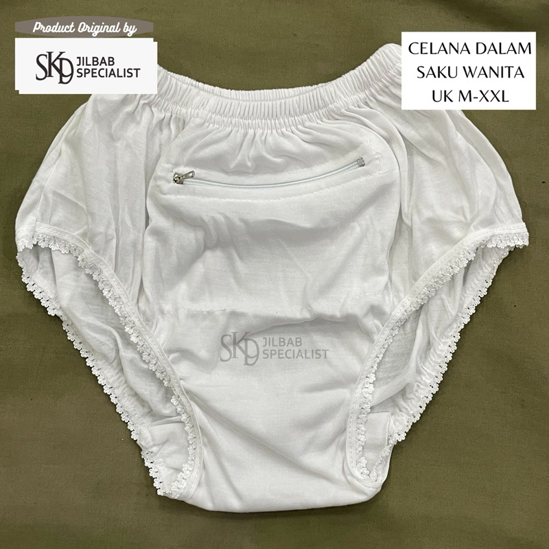 Perlengkapan Haji Dan umroh/Celana Dalam Saku Wanita