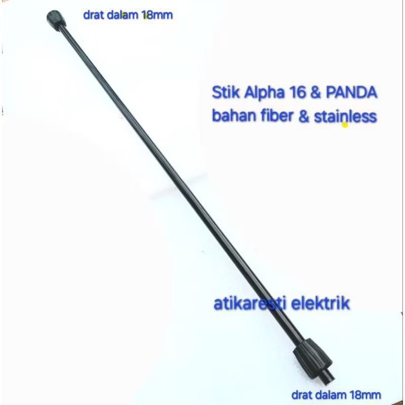 Stik ALPHA 16 PANDA stainless fiber Sprayer knapsack manual drat dalam 18mm