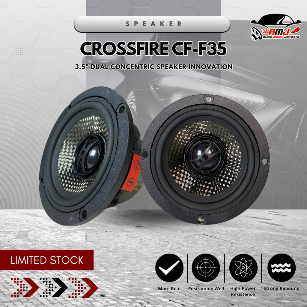 SPEAKER AUDIO MOBIL / SPEAKER MOBIL / SPEAKER FULL RANGE / SPEAKER ORIGINAL CROSSFIRE CF-F35