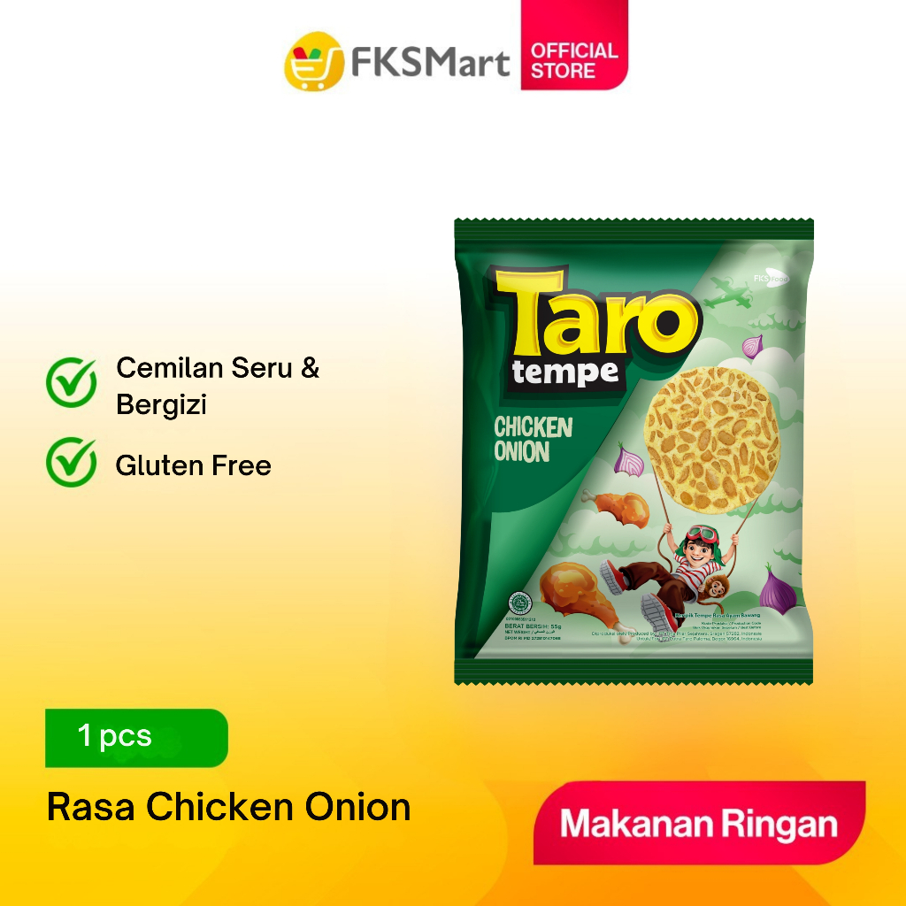 

Taro Tempe Chicken Onion 55 gr