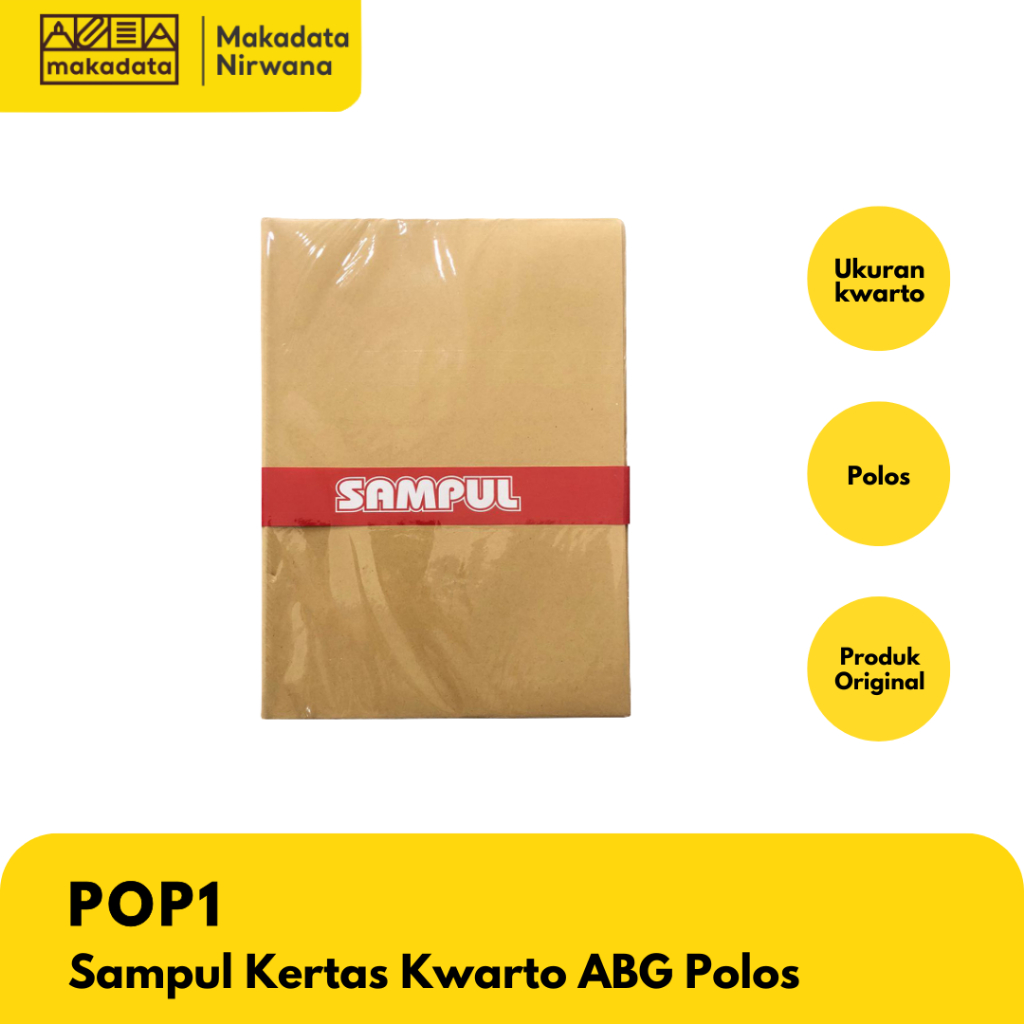 

SAMPUL BUKU POP1 ABG POLOS SIZE KWARTO MURAH