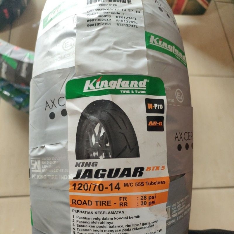 kingland RTX 5 120/70 ring 14