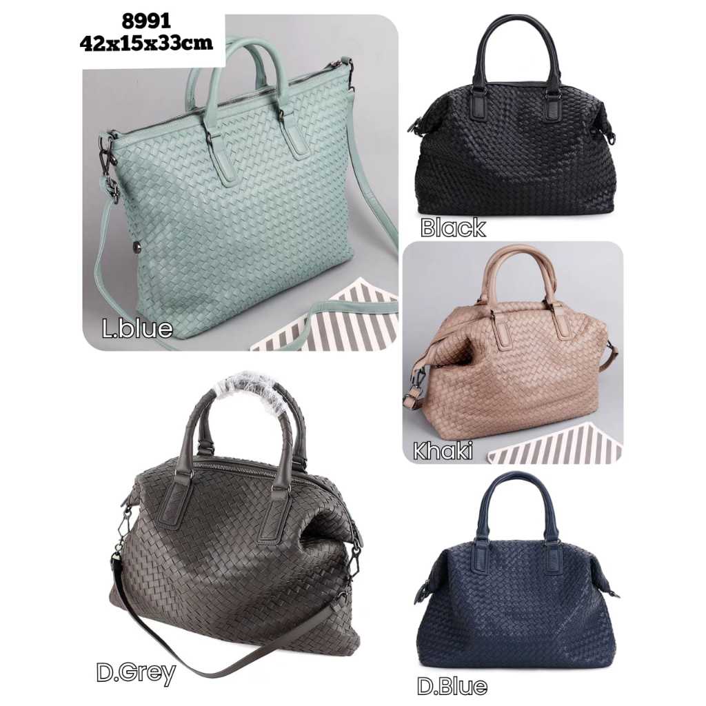 TAS WANITA BV01 ANYAM TIVOLI TIVOLLY BAG FASHION