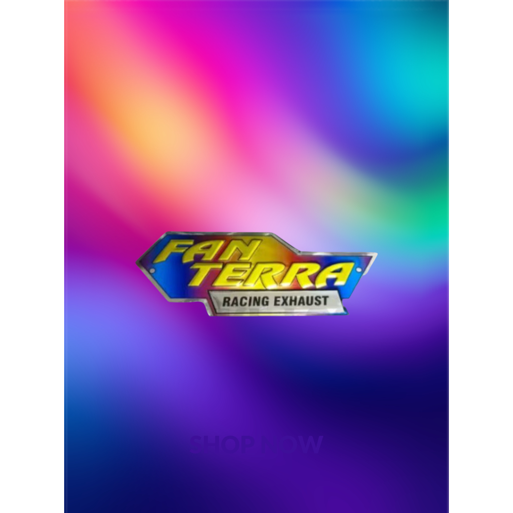 Emblem knalpot fantera All slinceer free paku rivet Motorcycle