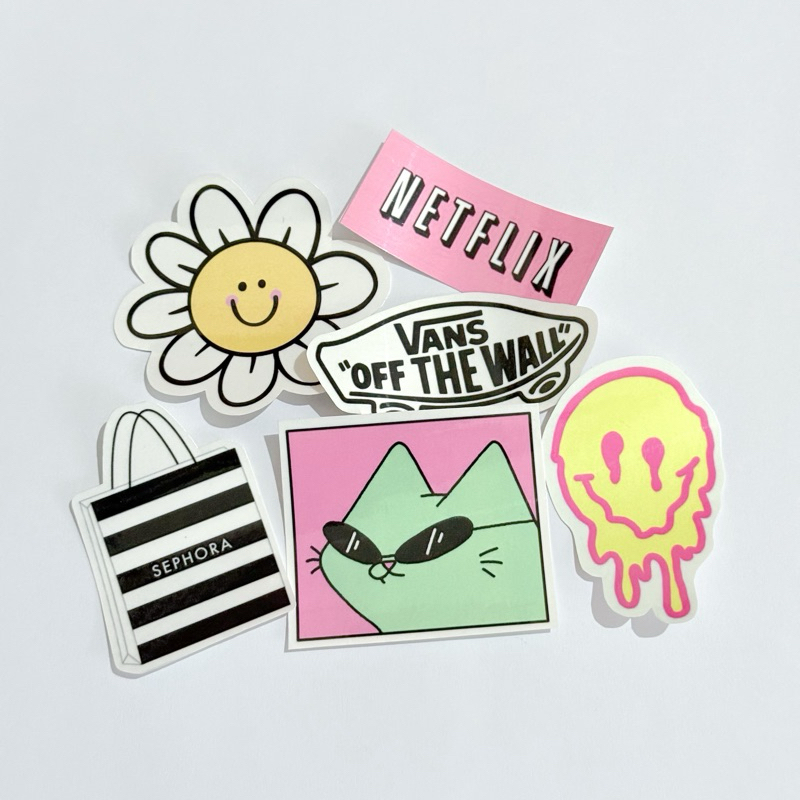 

Nau Nau - Sticker Swag Tumblr Aesthetic Waterproof Isi 6 Pcs