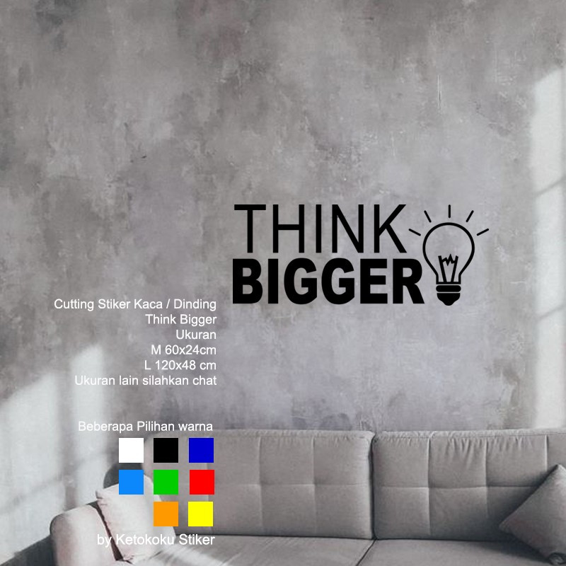 Stiker Motivasi Kata - Kata 1 Pcs Stiker Dinding Kantor Motivasi Cutting Sticker Kaca Quotes Kata Th
