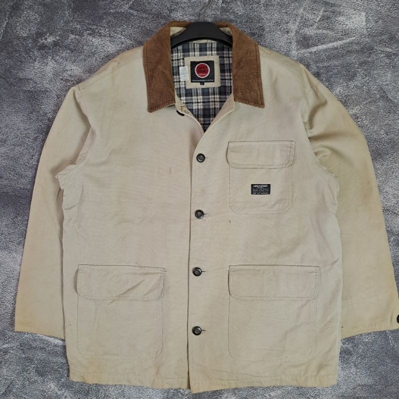JAKET HUNTING PARKA CANVAS BY LUCKY STRIKE SIZE L FIT XL