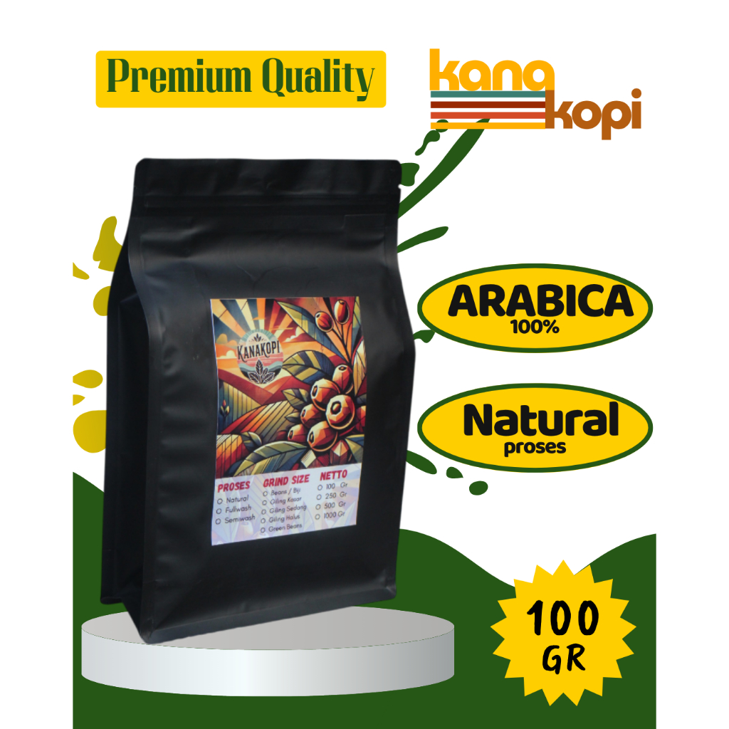 

Biji Kopi Arabica Original Kamojang Loa Proses Natural Grade A Kualitas Premium