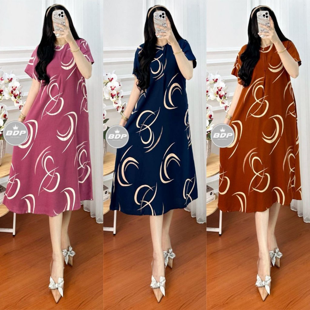 razka colletion - Daster rayon premium motif BDP - Daster kekinian - Daster busui