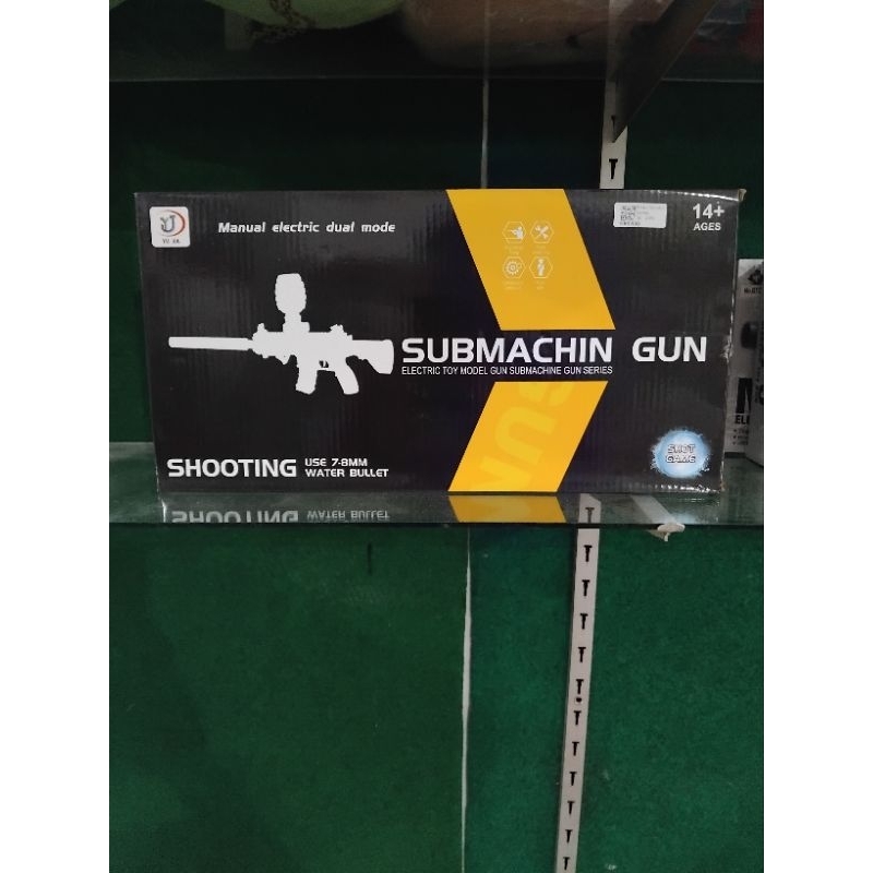 Mainan Anak Senapan Submachin Gun Peluru Jel