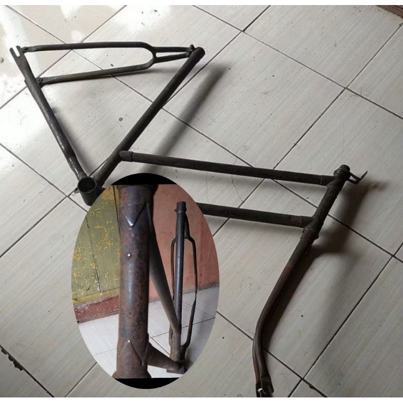 frame fork komstir sepeda onthel unisex wsndu model eropa/auro 28@n basikal tua