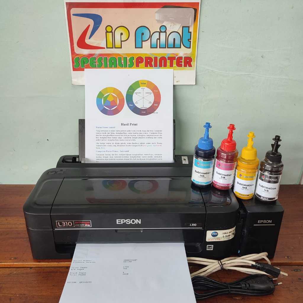 Printer Epson L310 Sublim Tinta Sublime