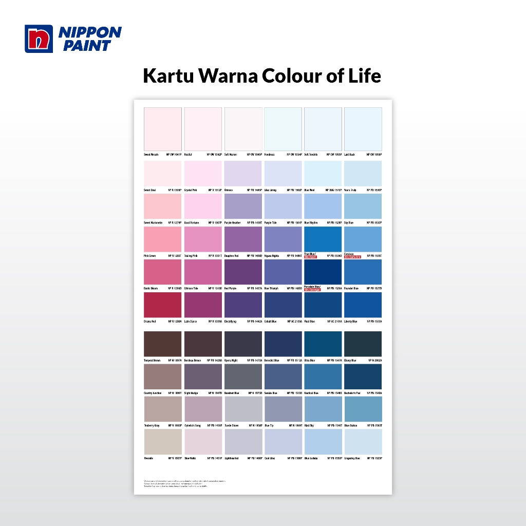 Nippon Paint - Nippon Vinilex (Tinting) -25kg- Cat Tembok