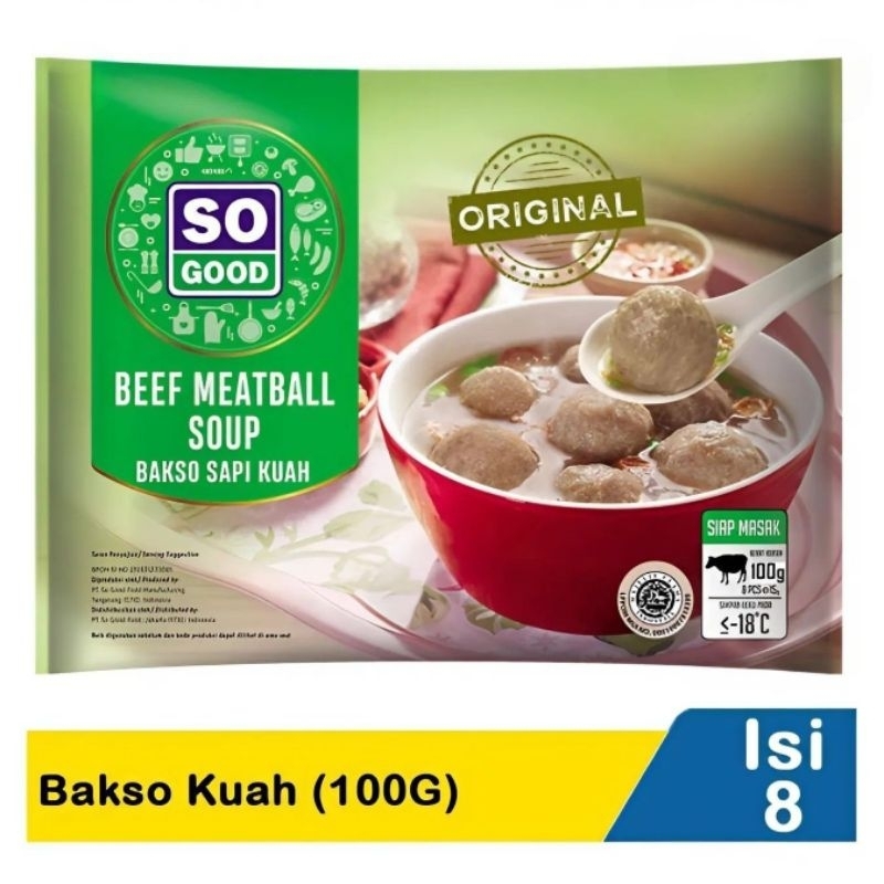 

So Good Bakso Kuah 8's 100G