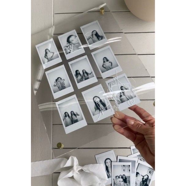 Frame Meja Akrilik | Frame Akrilik stand baut | Hiasan foto Meja Size A4 (Komplit )