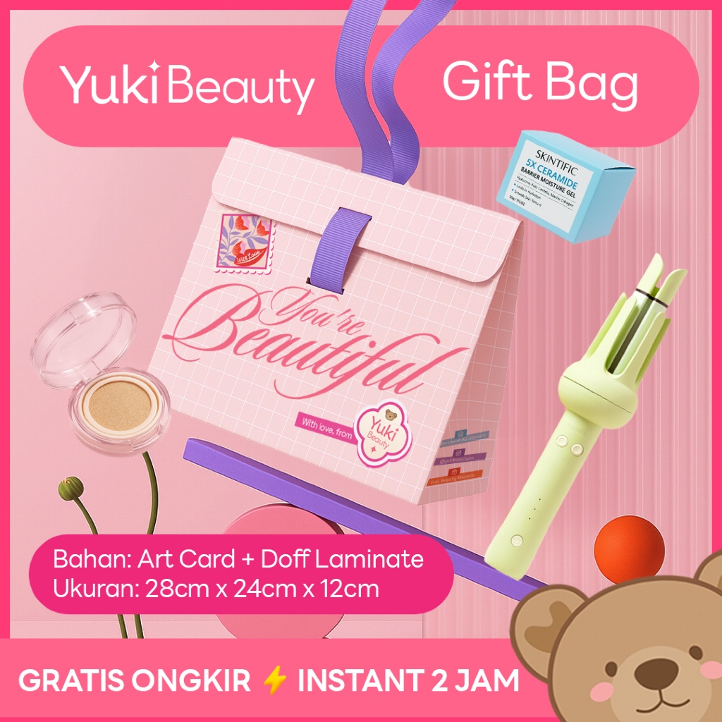 

YUKI BEAUTY Tas Kado Tas Belanja Premium Eksklusif Tebal Giftbag Hadiah Spesial