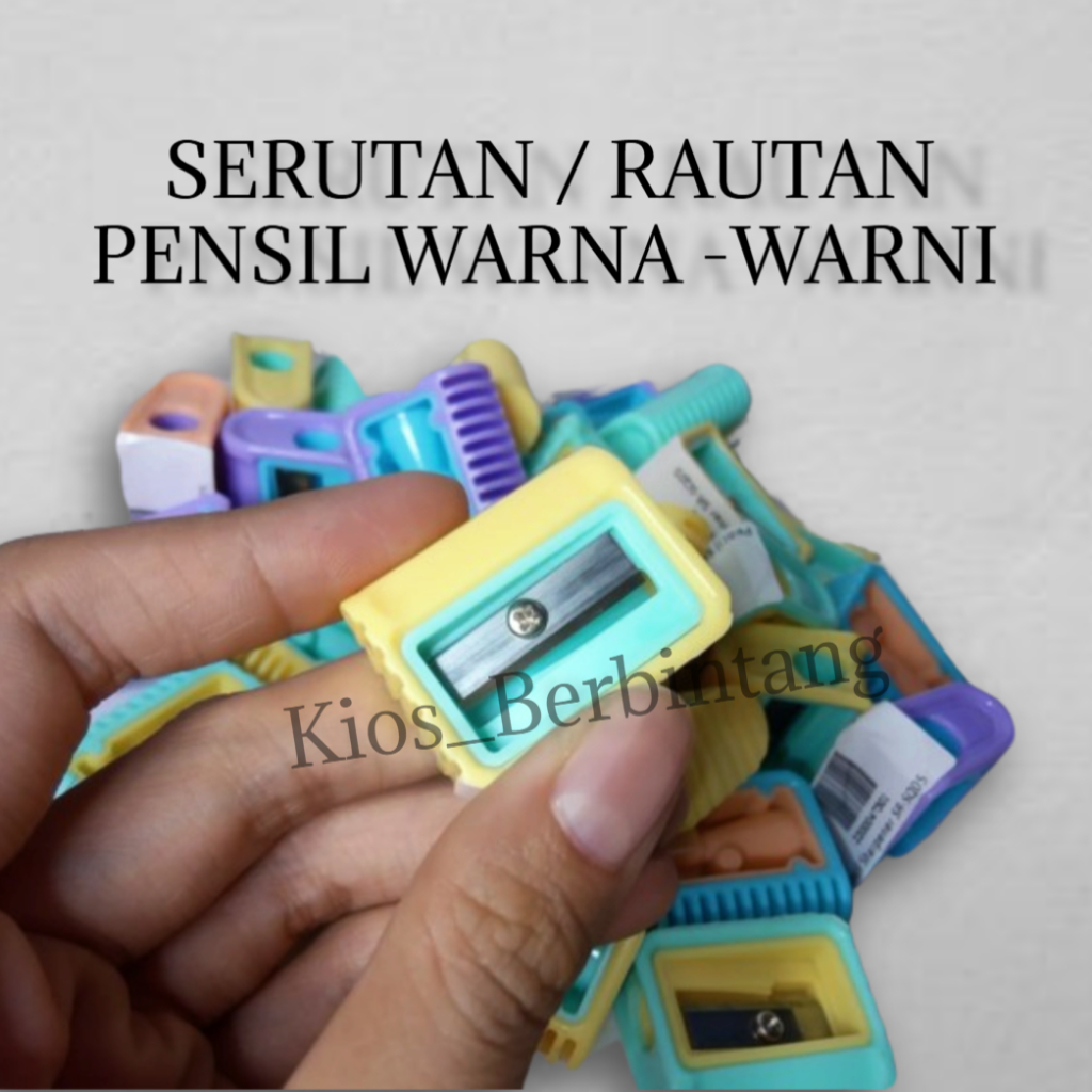 

Serutan Kecil Rautan Pensil Warna Warni Random 1 Pcs